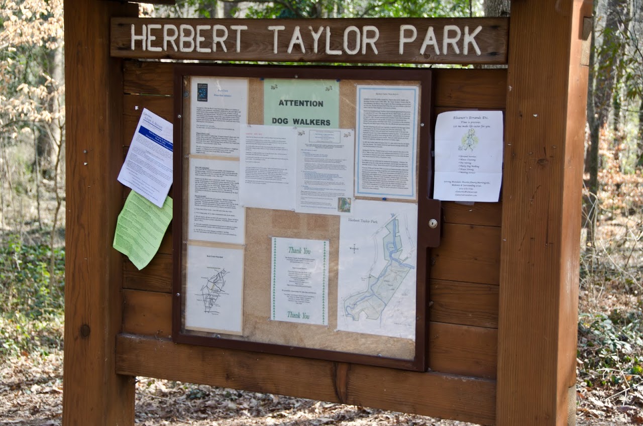 Herbert Taylor Park sign